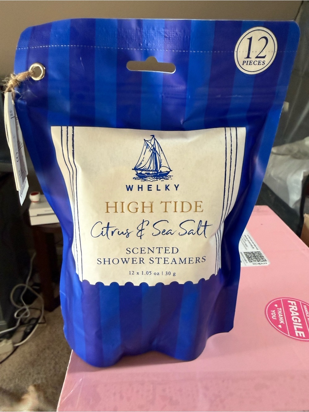 High Tide Citrus & Sea Salt Scented Shower Steamers - Blue